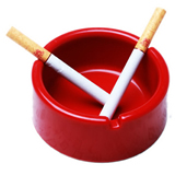 Melamine ashtray with 3 grooves