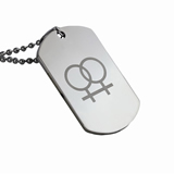 Metal Dog Tag Necklace