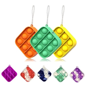 Mini Pop It Fidget Keychain