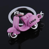 Motorbike-Shaped Key Chain with Multi-color