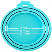 One Silicone lid fit multiple size cans