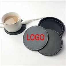 PU Leather Coffee Coaster