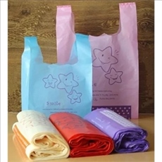 Plastic T-Shirt Shopping Bag