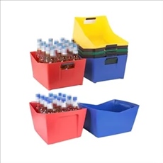 Plastic V-shaped beer keg frame