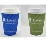 Ripple Paper Cup, Corrugated Paper Cup with Lid