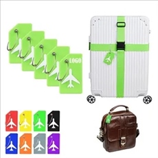 Silicone Airplane Suitcase Luggage Tag