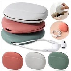 Silicone Earphone Storage Bag Earbud Case