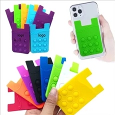 Silicone Phone Wallet Card Holder