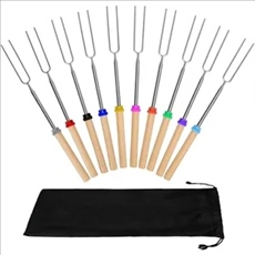 Skewers Telescoping Forks Marshmallow Roasting Sticks