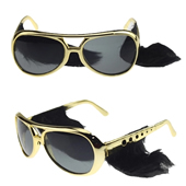Sunglass with Elvis sideburns