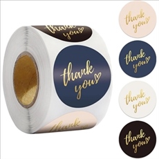Thank You Stickers 1.5 Inch