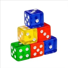 Transparent Resin Dice