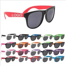 Two-Tone Matte Sunglasses