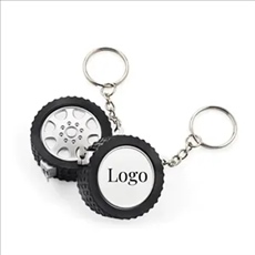 Tyre Shape Measure W/Key Ring/Steel Tape