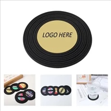 Vintage vinyl record coaster