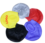 Waterproof Silicone Swimming Cap With Ear Muff