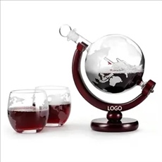 Whiskey Globe Decanter Set