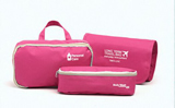 Wholesale foldable hanging cosmetic bags